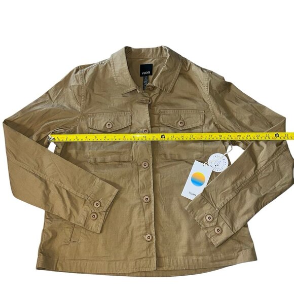 Vuori Women’s Ripstop Utility Jacket Wheat Sz Medium - Picture 4 of 7